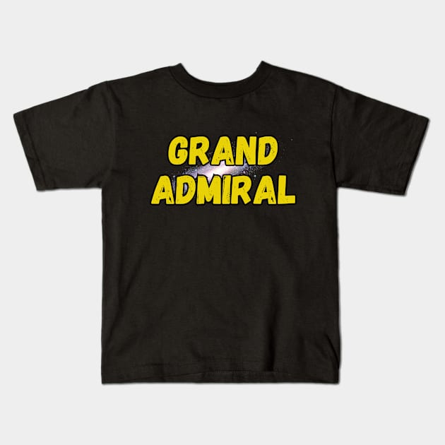 Grand Admiral Kids T-Shirt by Spatski